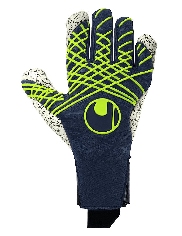 Guantes Uhlsport Prediction Supergrip+ HN Navy/White/Fluo Yellow | Uhlsport Peru