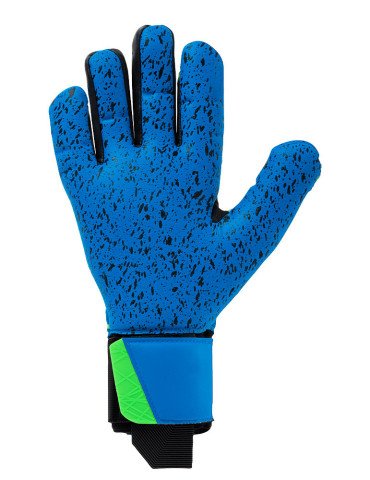 Guantes Uhlsport Prediction Aquagrip HN Pacific Blue/Fluo Green/White | Uhlsport Peru 2