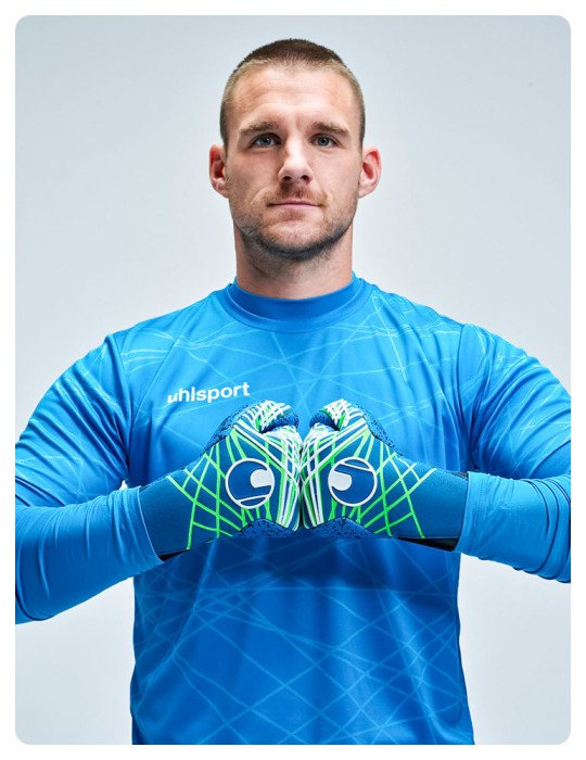 Guantes Uhlsport Prediction Aquagrip HN Pacific Blue/Fluo Green/White | Uhlsport Peru