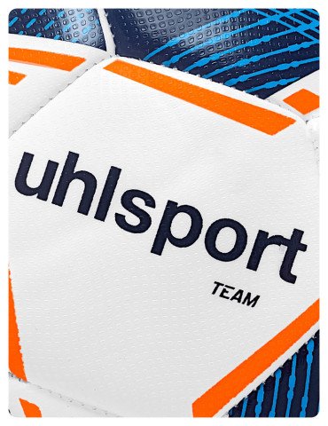 Pelota Uhlsport Team White/Navy/Fluo Orange | Uhlsport Peru 2