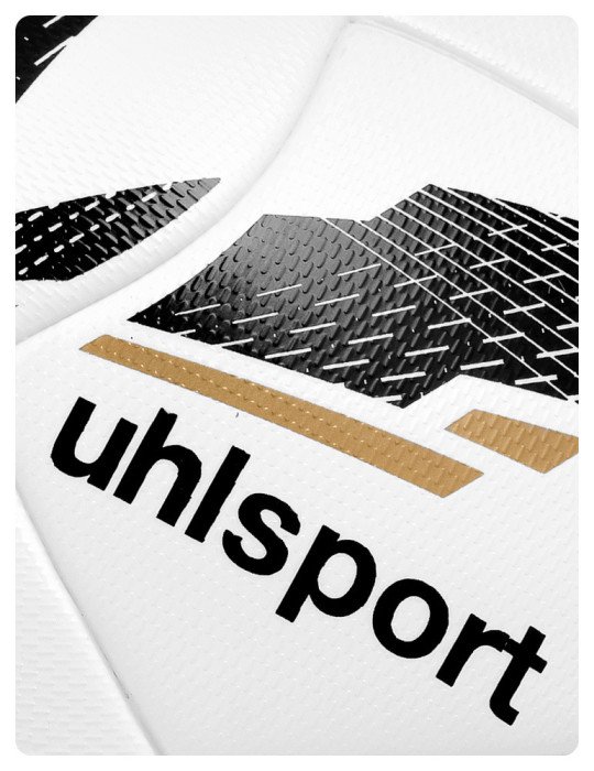 Pelota Uhlsport Revolution Thermobonded White/Black/Gold | Uhlsport Peru