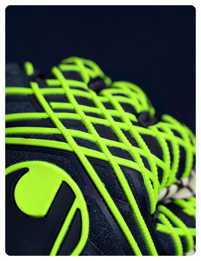 Guantes Uhlsport Prediction Ultragrip Navy/White/Fluo Yellow | Uhlsport Peru