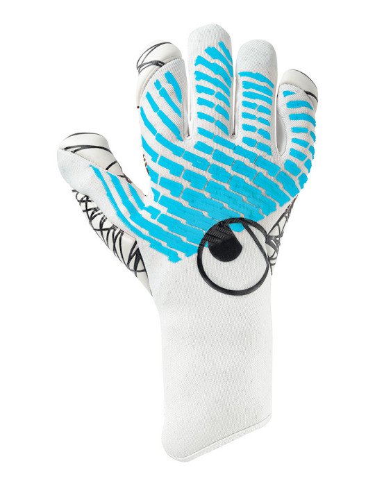 Guantes Uhlsport FM Cybertec Ultragrip SC White/Cyber Blue/Black | Uhlsport Peru