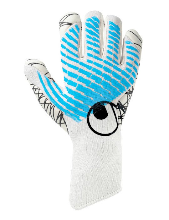 Guantes Uhlsport FM Cybertec Ultragrip HN White/Cyber Blue/Black | Uhlsport Peru