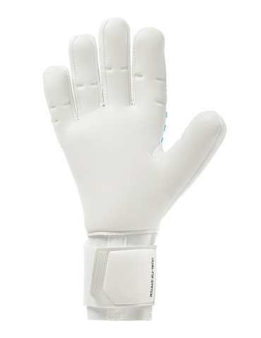 Guantes Uhlsport FM Cybertec Absolutgrip HN Fit White/Cyber Blue/Black | Uhlsport Peru 2