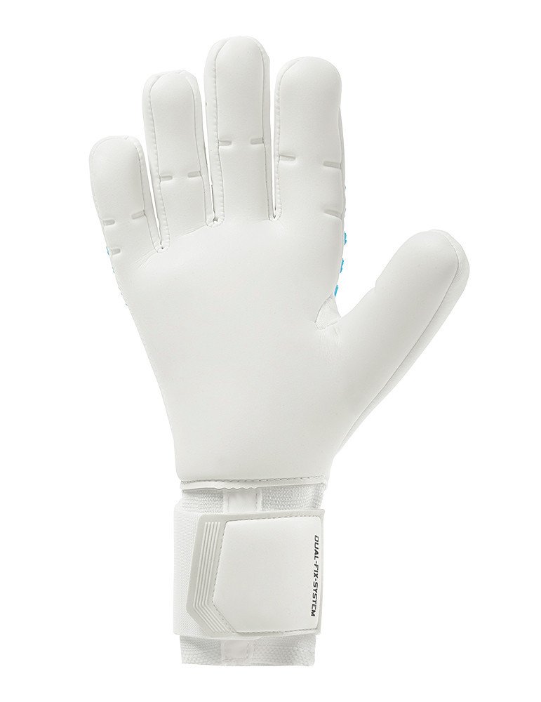 Guantes Uhlsport FM Cybertec Absolutgrip HN Fit White/Cyber Blue/Black | Uhlsport Peru