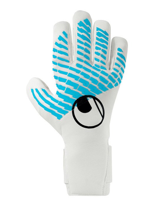 Guantes Uhlsport FM Cybertec Absolutgrip HN Fit White/Cyber Blue/Black | Uhlsport Peru