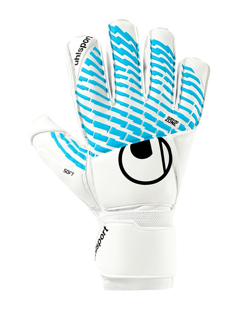 Guantes Uhlsport FM Cybertec Soft Flex Frame White / Cyber Blue/ Black| Uhlsport Peru