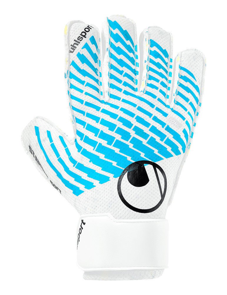 Guantes Uhlsport FM Cybertec Starter Soft White/Cyber Blue/Black | Uhlsport Peru