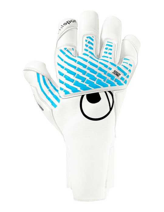 Guantes Uhlsport FM Cybertec Absolutgrip SC White/Cyber Blue/Black | Uhlsport Peru