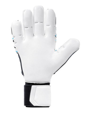 Guantes Uhlsport Absolutgrip Tight Hn White/Black/Fluo Blue | Uhlsport Peru 2