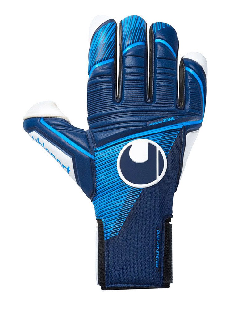 Guantes Uhlsport Absolutgrip Tight HN Navy/Fluo Blue/White