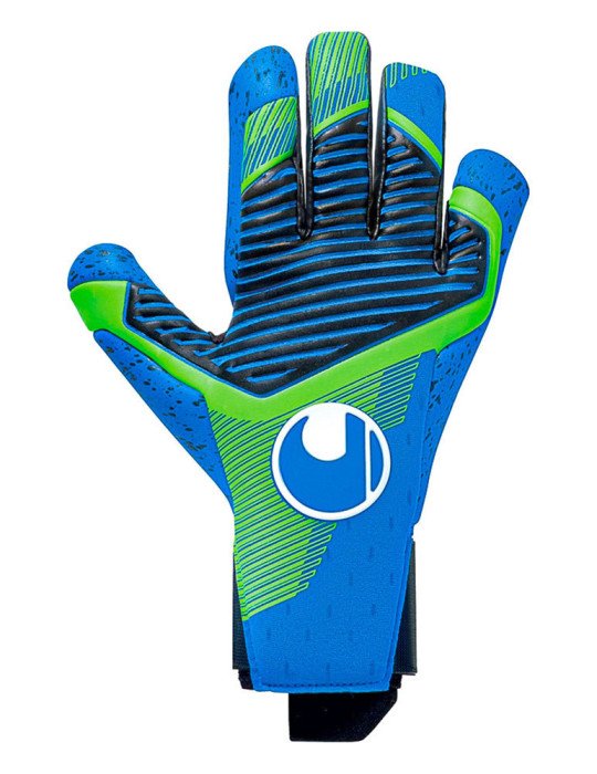 Guantes Uhlsport Aquagrip HN Pacific Blue/Fluo Green/White
