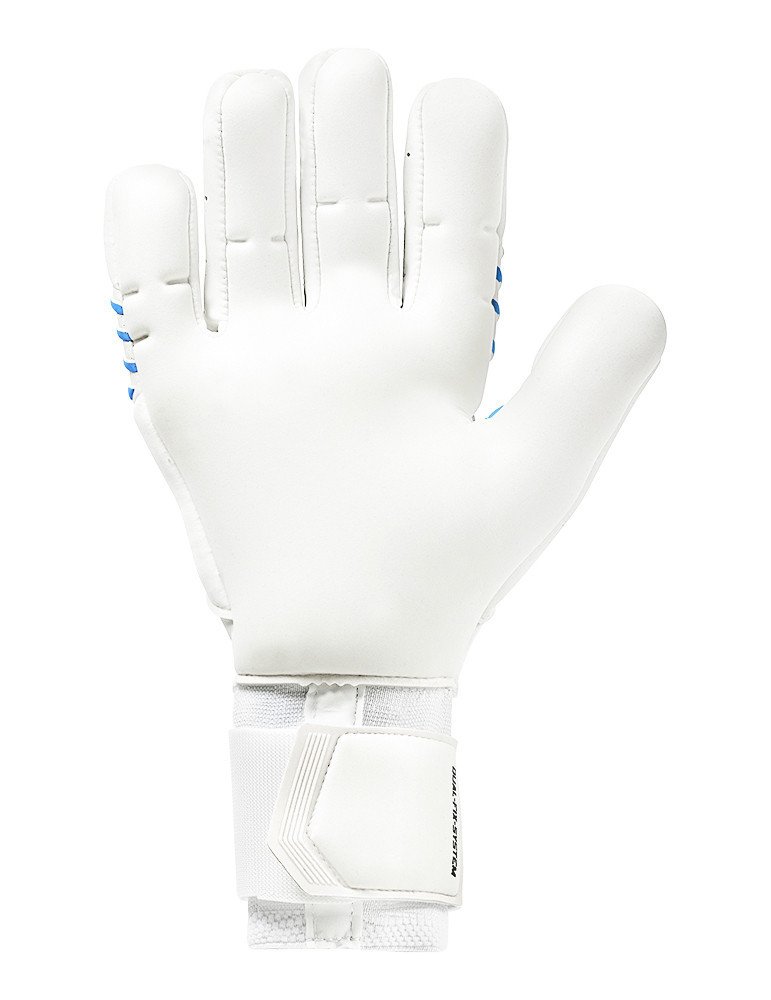 Guantes Uhlsport FM Cybertec Absolutgrip HN Fit White/Cyber Blue/Black