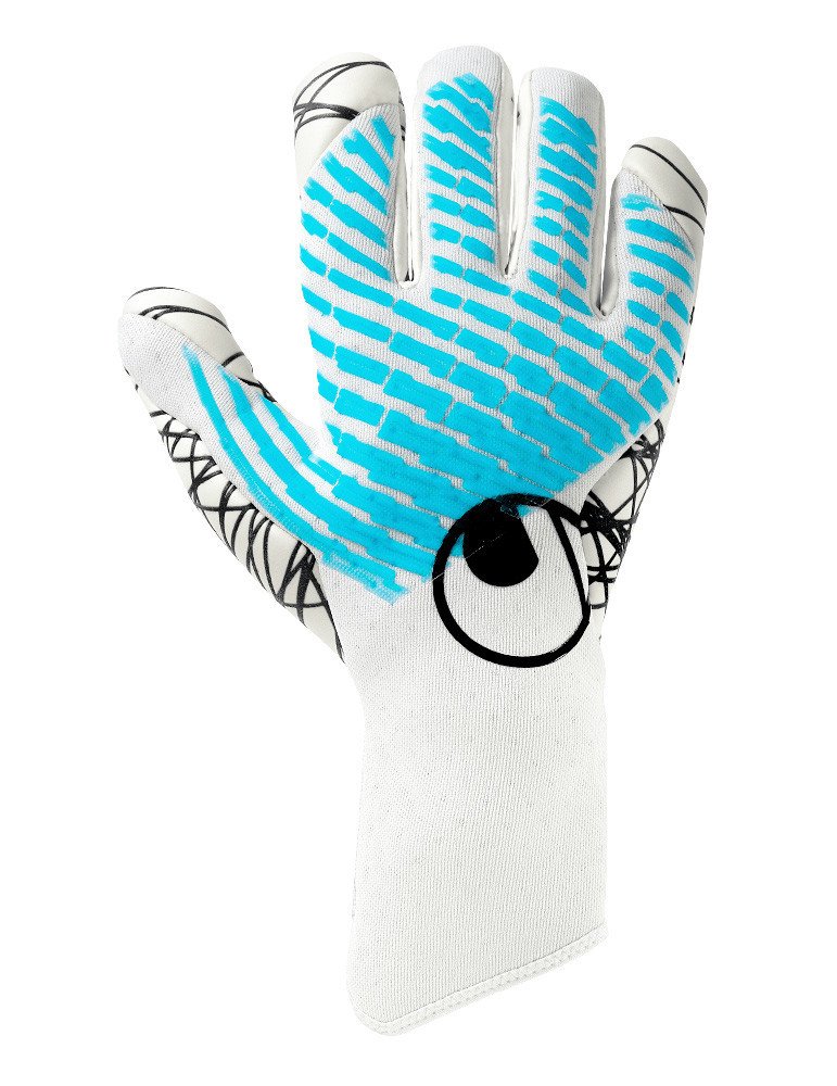 Guantes Uhlsport FM Cybertec Ultragrip HN White/Cyber Blue/Black